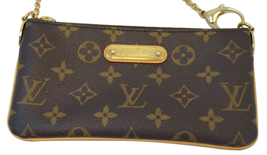 Louis Vuitton Monogram Pochette Milla MM Hand Bag M60094, Luxury