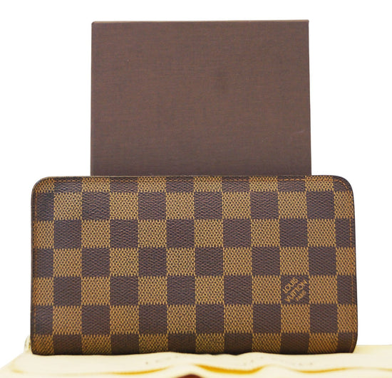 Louis Vuitton Damier Ebene Porte Monnaie Zippy Wallet