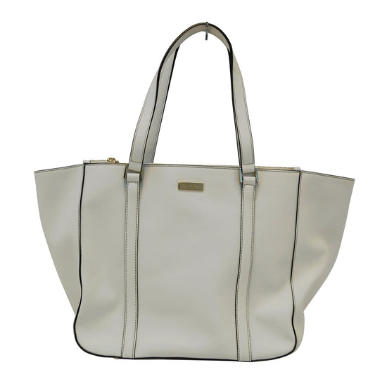 Kate Spade New York Newbury Lane Dally Saffiano Leather Tote Bag White $479