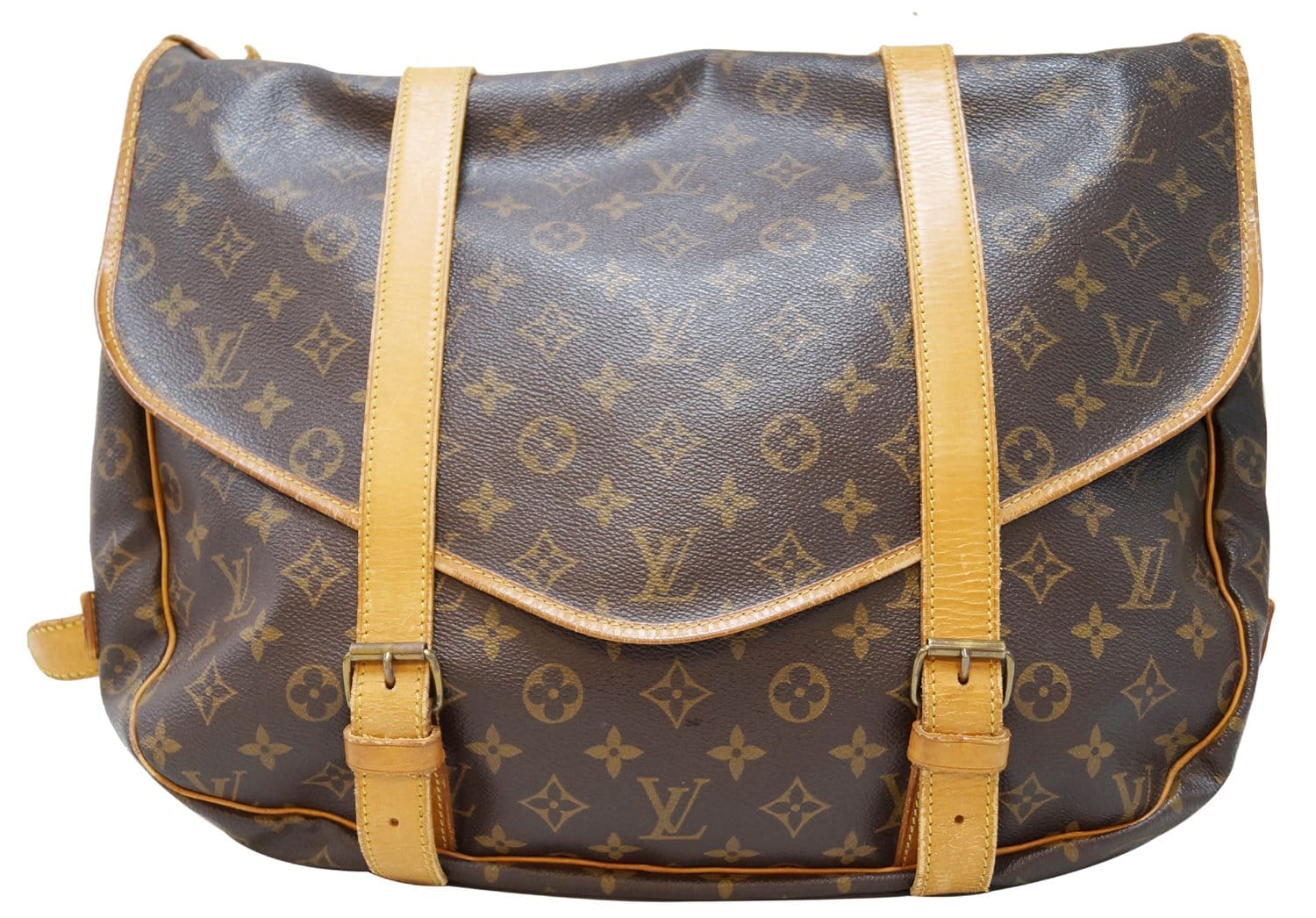 Louis Vuitton - Brown Monogram Canvas Saumur Monogram 43 Shoulder Bag –  Every Watch Has a Story