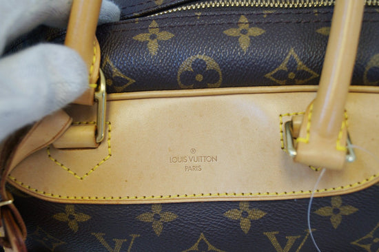 LOUIS VUITTON Monogram Deauville Boston Handbag