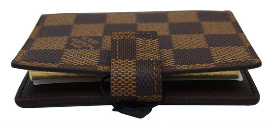 Louis Vuitton Limited Edition Damier Ebene Trunks and Locks Small Agenda  Cover (SHF-20169)