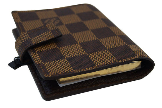 LOUIS VUITTON Damier Ebene Mini Agenda Notebook Cover - Final Call