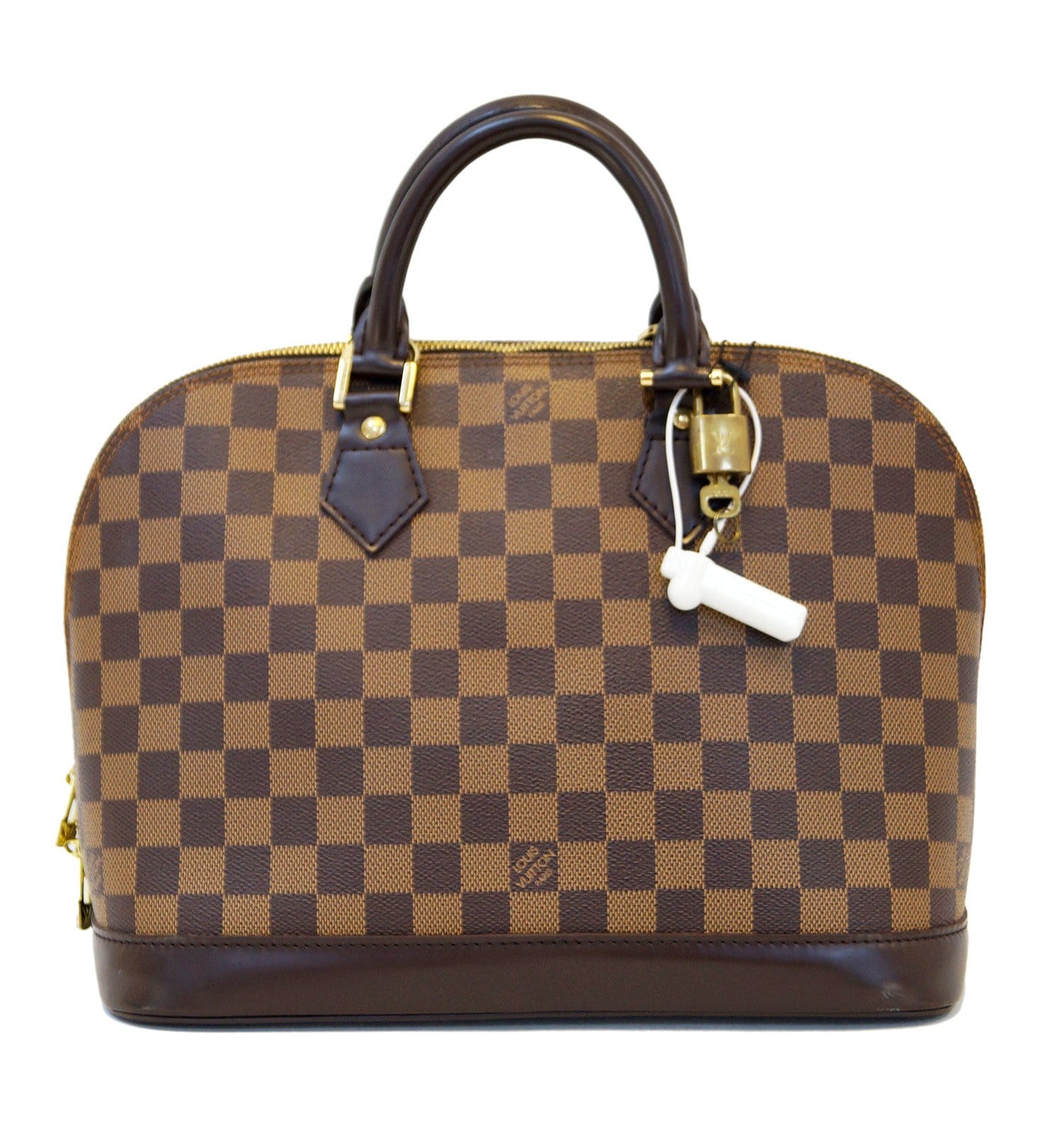 Louis Vuitton Damier Ebene Alma BB w/Strap - Brown Mini Bags, Handbags -  LOU746906
