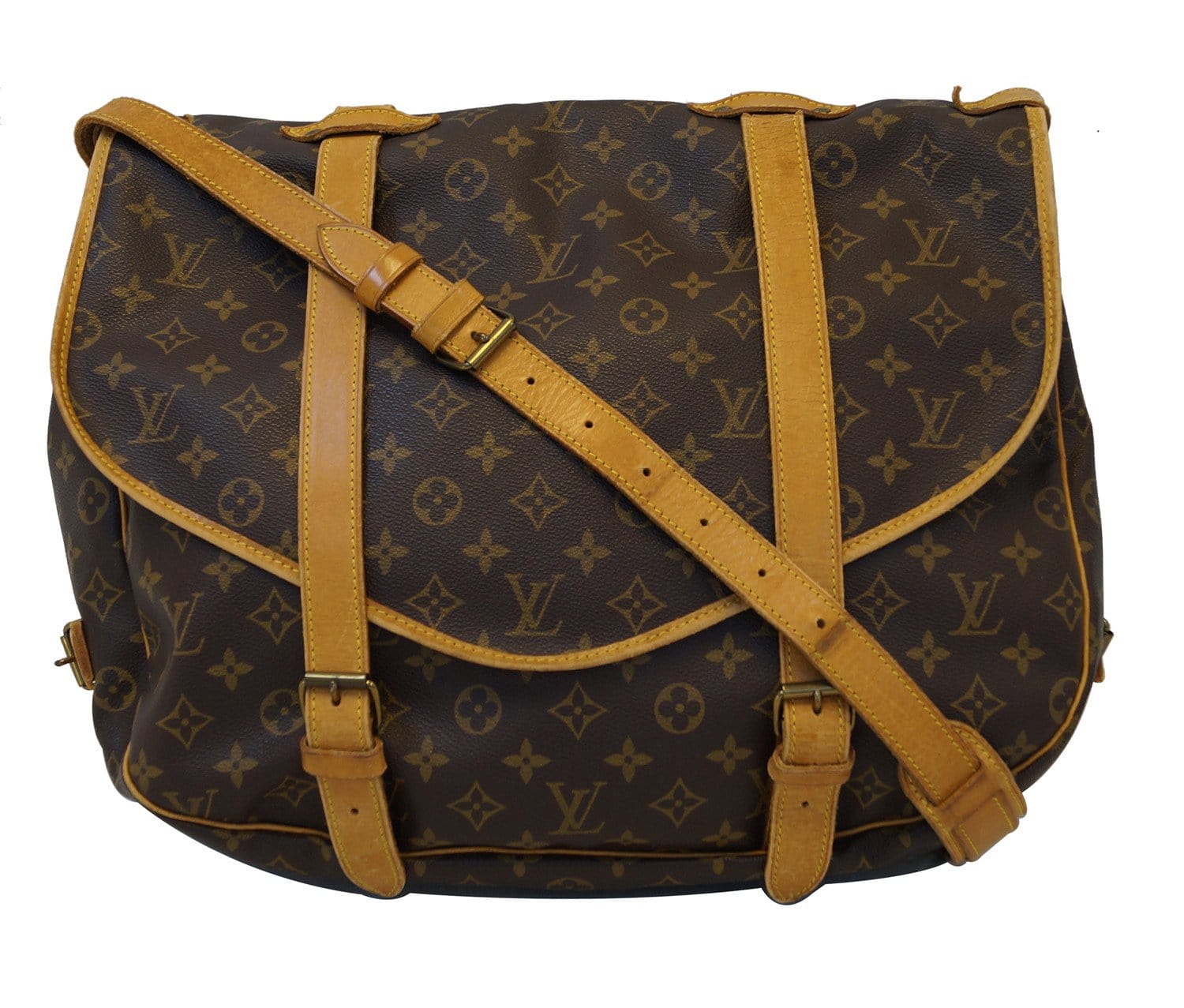 Louis Vuitton - Brown Monogram Canvas Saumur Monogram 43 Shoulder Bag –  Every Watch Has a Story