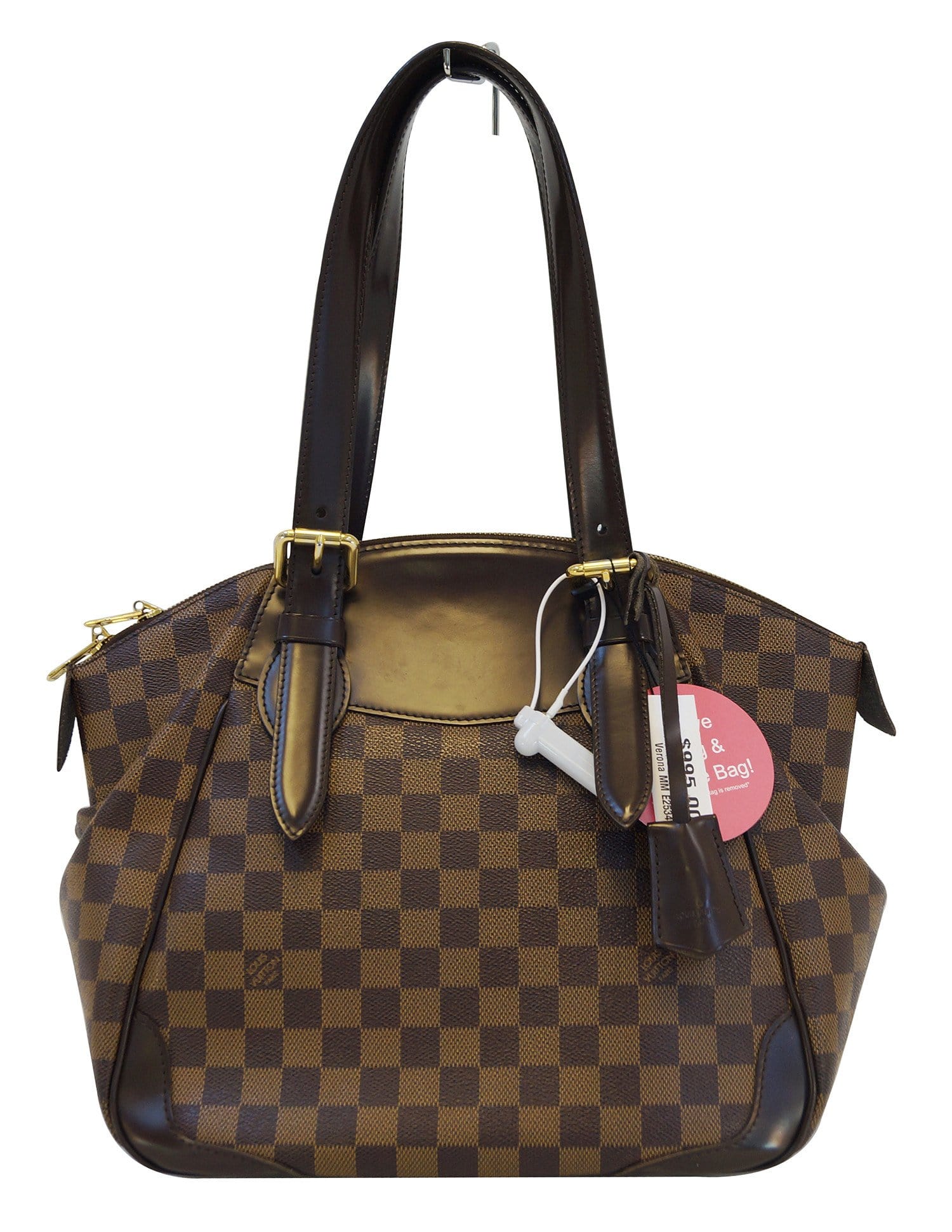 LOUIS VUITTON Damier Ebene Verona MM Shoulder Bag