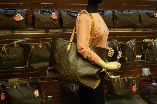 LOUIS VUITTON Monogram Cabas Alto Tote Bag