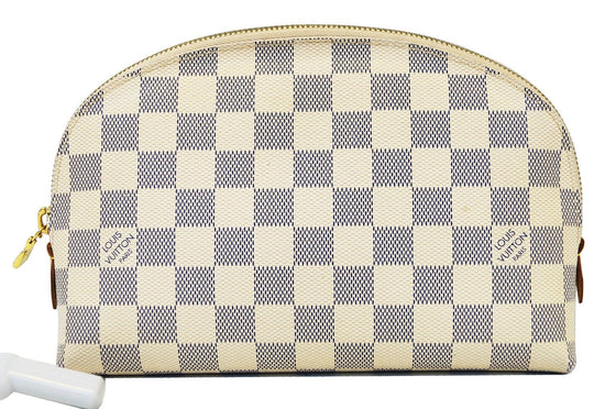 Cosmetic Pouch Damier Azur Canvas - Women - Travel