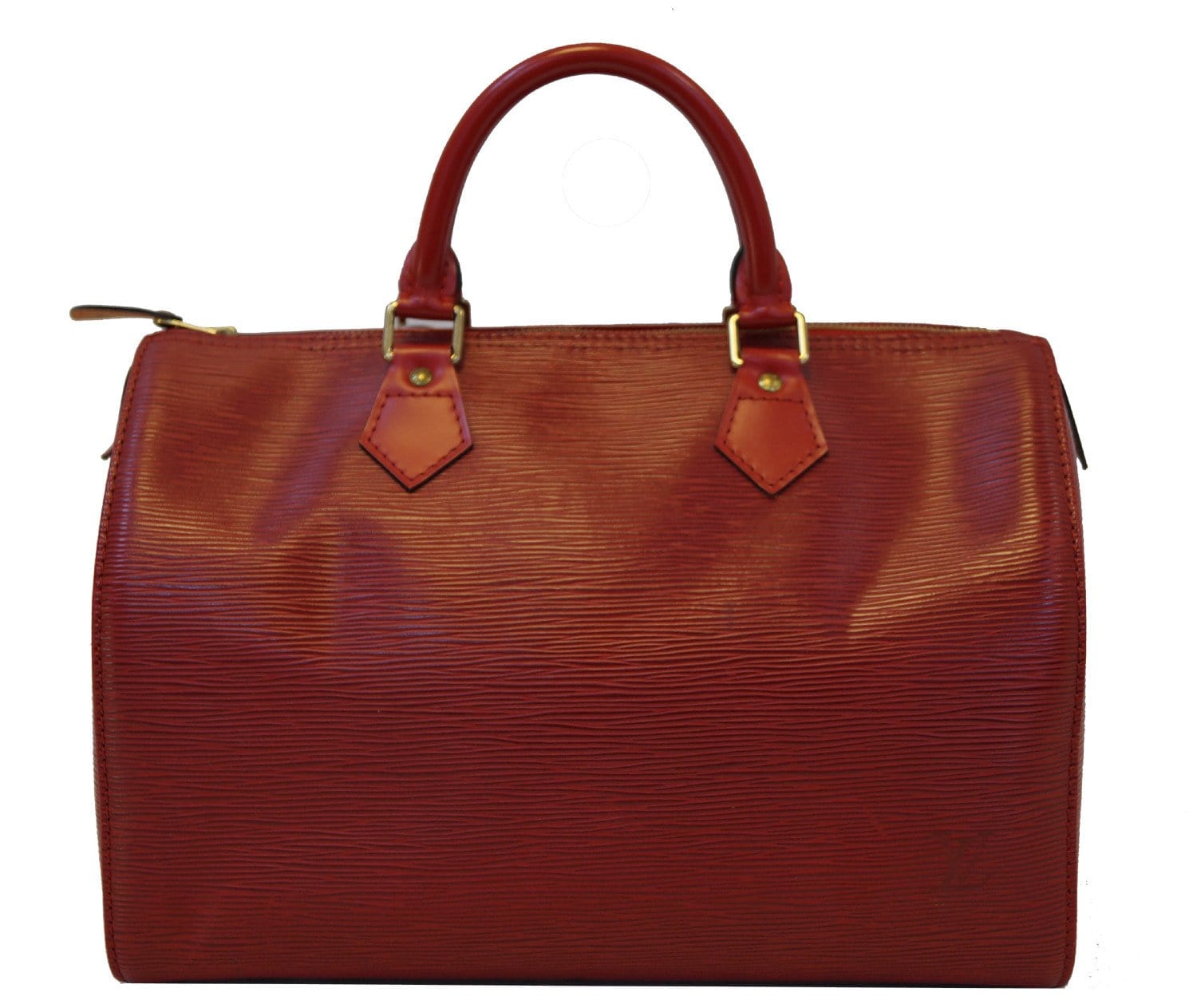 1991 Louis Vuitton Brown Monogram Coated Canvas and Leather Vintage Mini HL  Speedy at 1stDibs