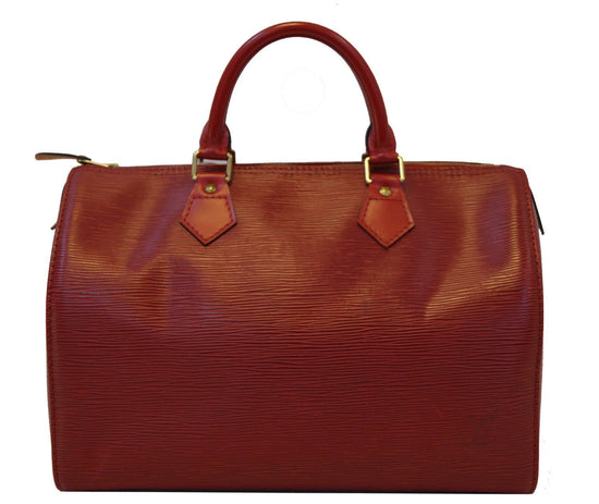 Louis Vuitton Red Epi Leather Business Bag