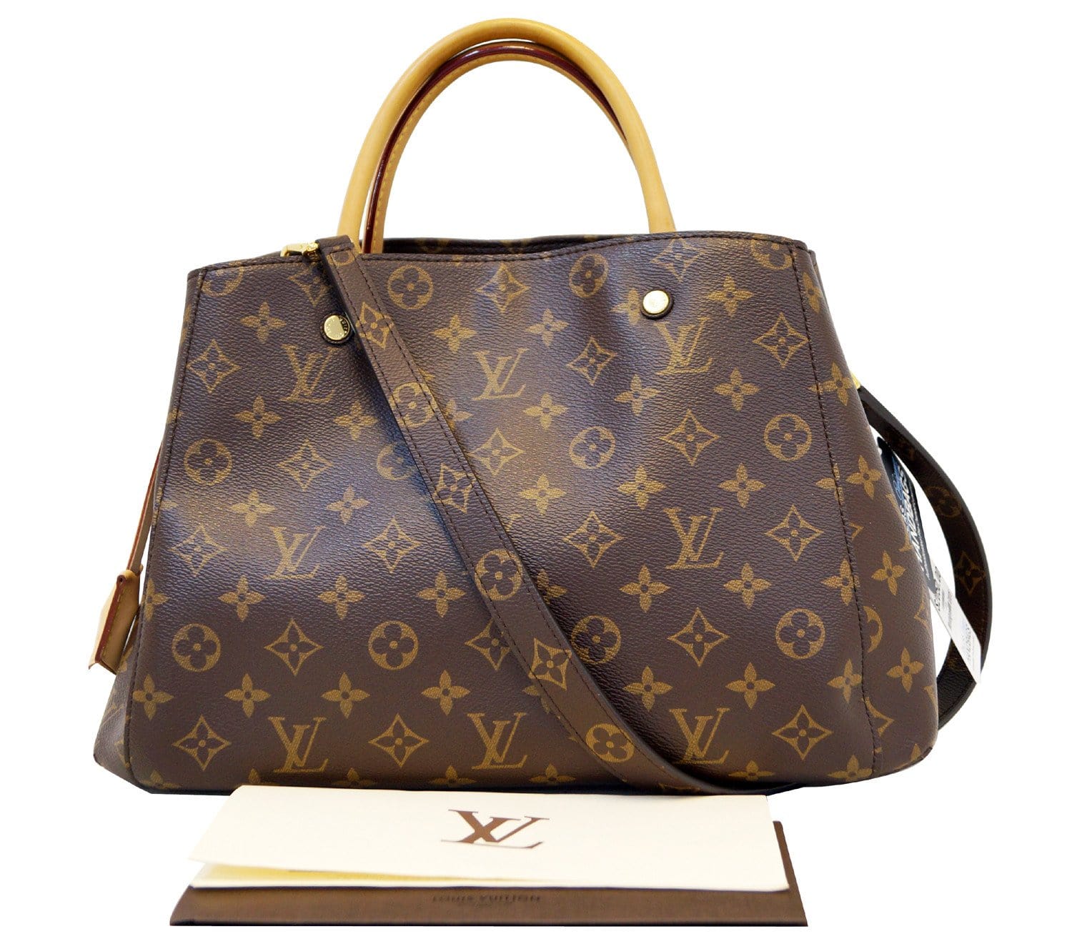 LOUIS VUITTON Monogram Montaigne MM Shoulder Handbag