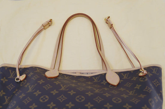 Женская сумка в стиле louis vuitton neverfull brown pink