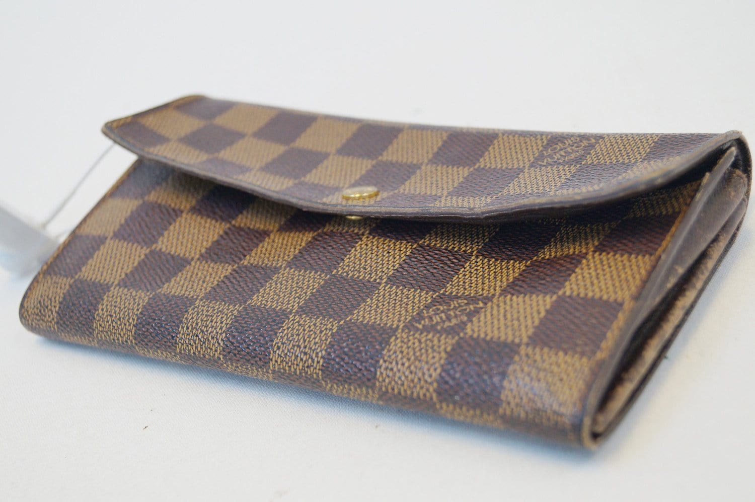 Louis Vuitton Damier Ebene Sarah Long Bifold Wallet