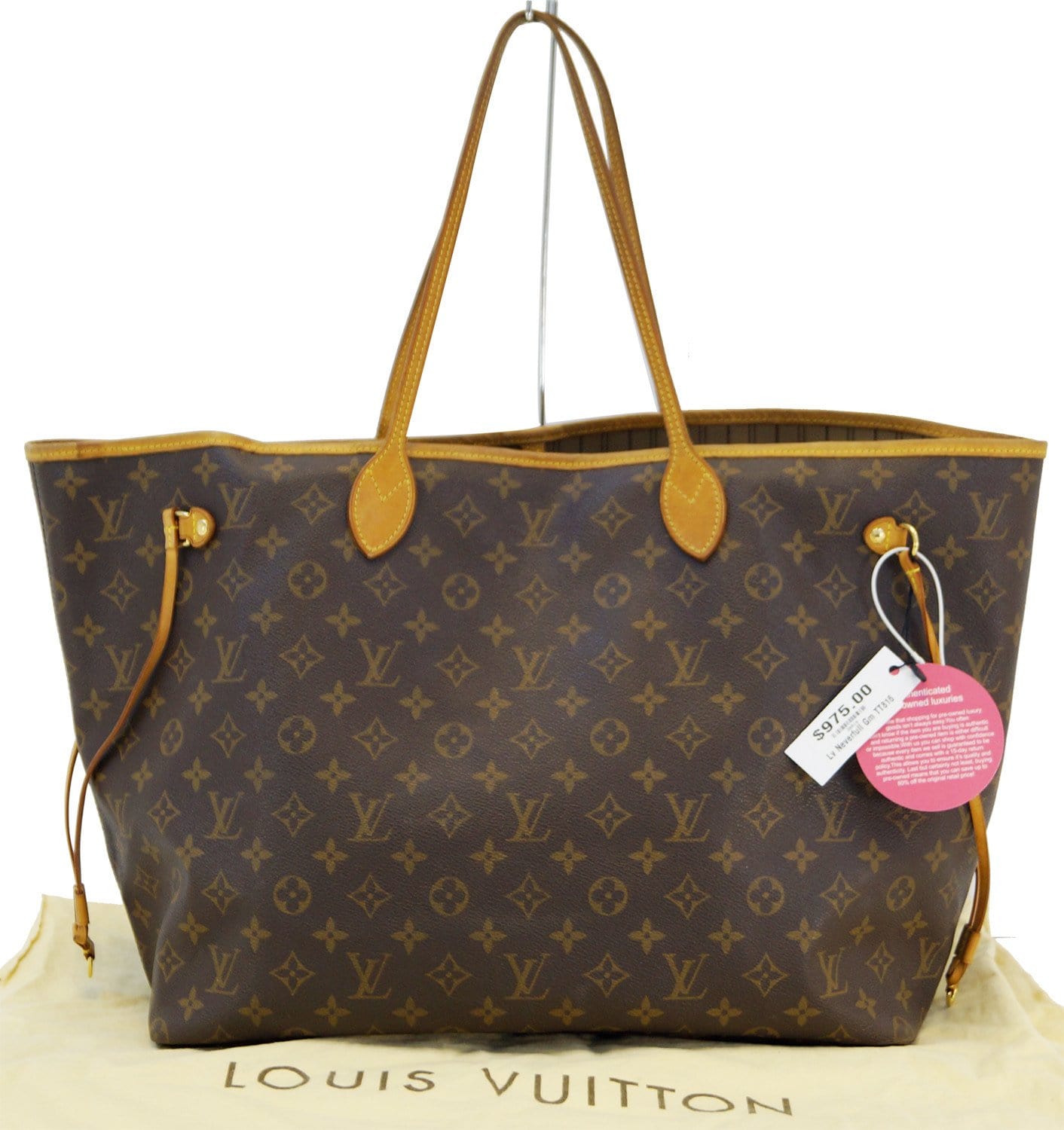 LOUIS VUITTON Monogram Neverfull GM Shoulder Bag