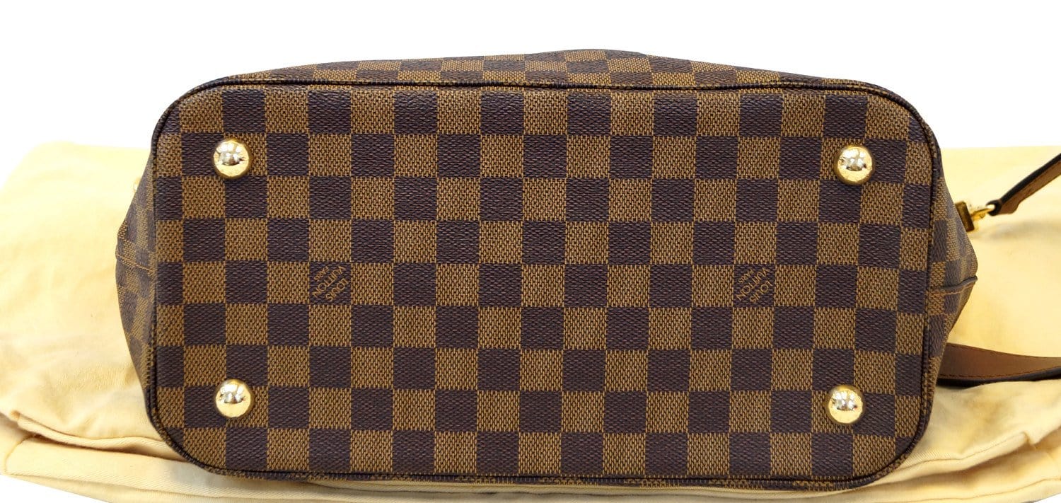 Authentic LOUIS VUITTON Damier Ebene Belmont Shoulder Handbag E3088