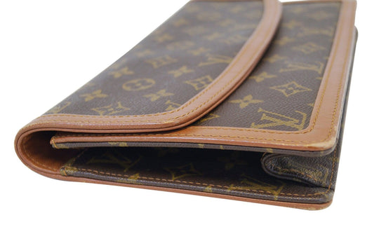 Louis Vuitton Vintage - Monogram Pochette Dame GM - Brown - Monogram Canvas  and Calf Leather Clutch Bag - Luxury High Quality - Avvenice