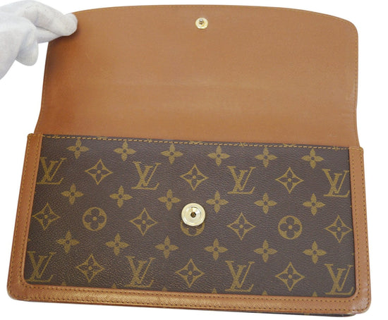 LOUIS VUITTON Monogram Pochette Pliante Clutch Bag Vintage No.234 LV am2018g