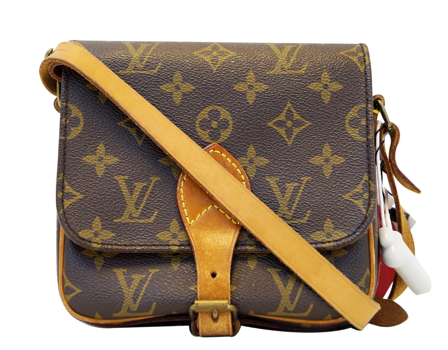 LOUIS VUITTON Monogram Cartouchiere PM Shoulder Bag M51254 LV Auth