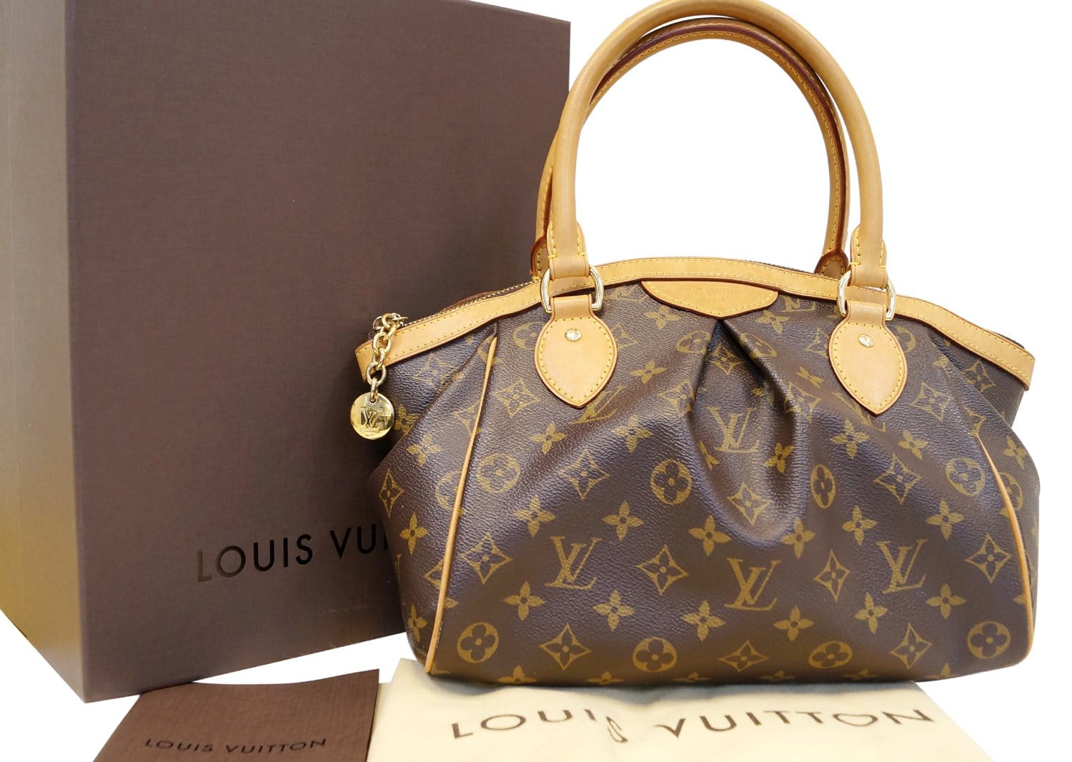 Brown Louis Vuitton Monogram Tivoli PM Handbag