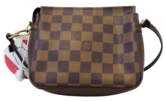 LOUIS VUITTON Brown Damier Ebene Truth Makeup Pouch