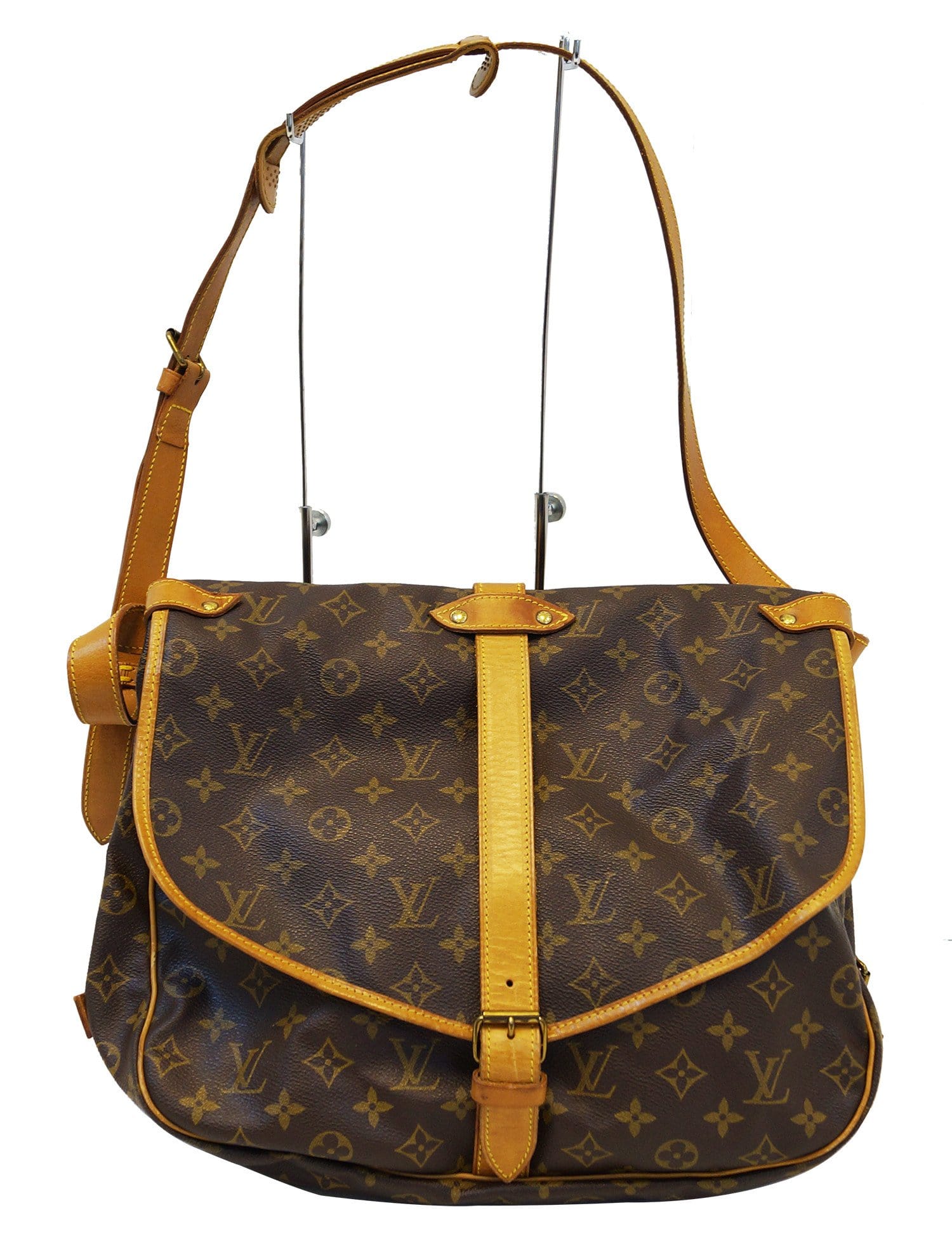 LOUIS VUITTON AuthenticMonogram Saumur 35 Handbag