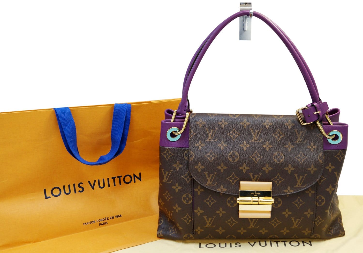 louis vuitton purple handbags