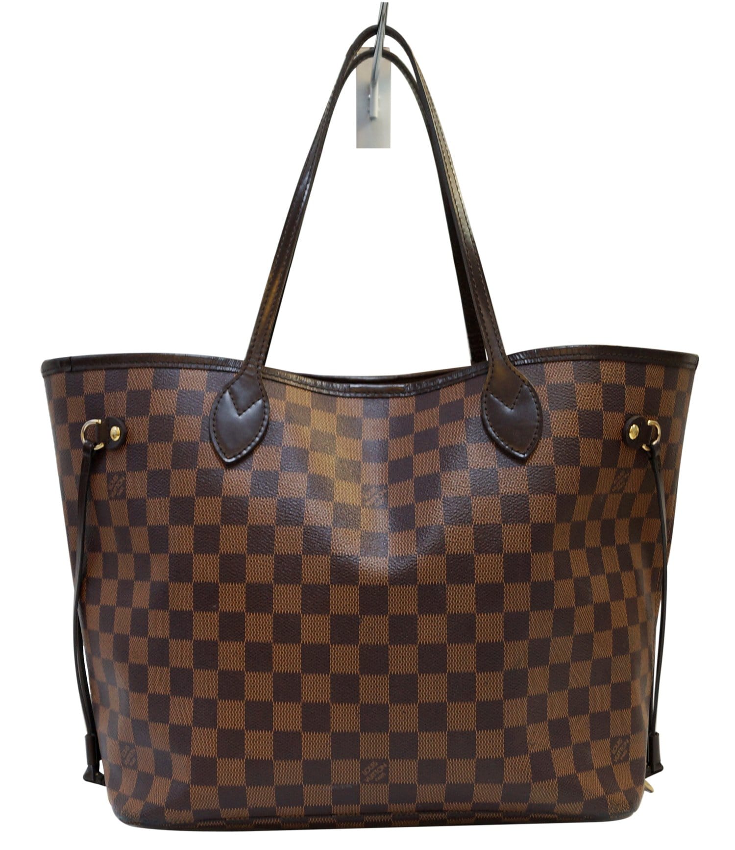 LOUIS VUITTON Damier Ebene Neverfull MM Shoulder Bag