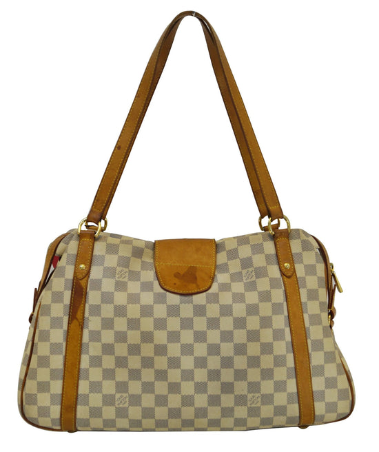 Louis Vuitton Damier Azur GM Stresa Shoulder Handbag LV-B0504P-0002