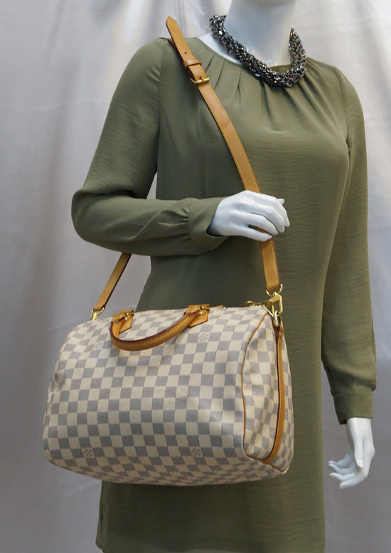 Louis Vuitton Damier Azur Speedy Bandouliere 30 - Neutrals Handle Bags,  Handbags - LOU780389