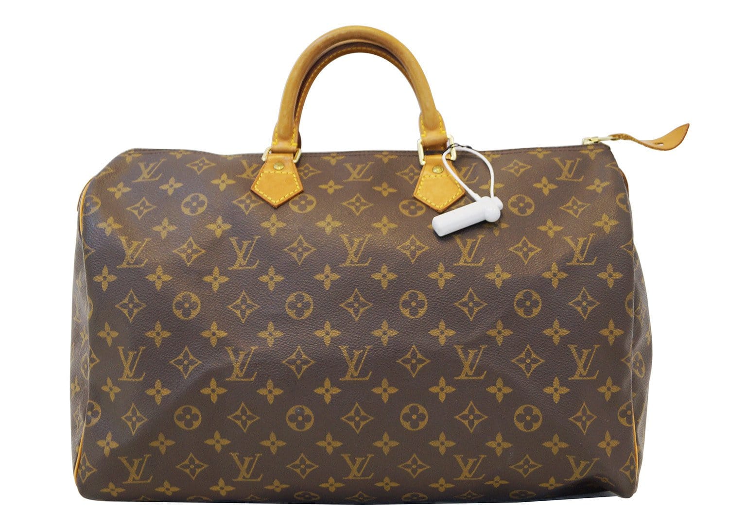 EXCEPTIONAL VTG JUMBO SIZE LOUIS VUITTON 40 SPEEDY BAG w/ REMOVABLE BASE  Mint !