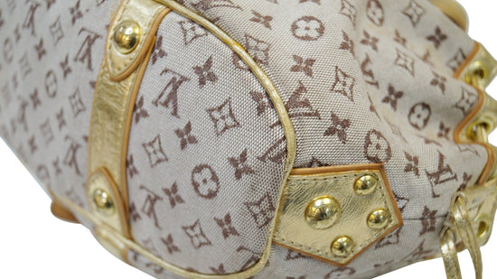 Theda leather handbag Louis Vuitton Gold in Leather - 25143433
