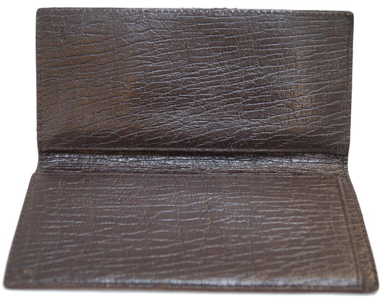 GUCCI Brown GG Canvas Checkbook Cover 162358