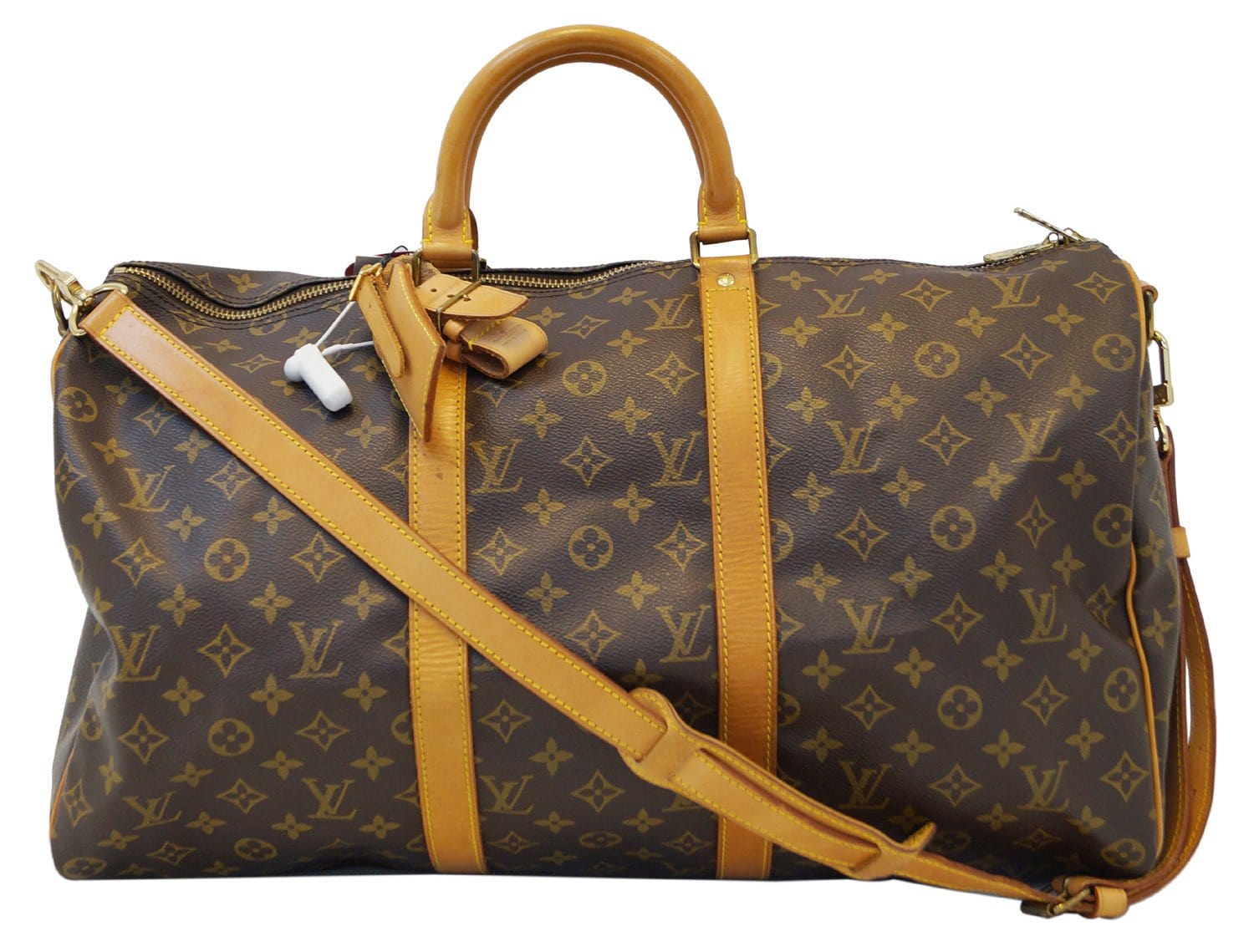 Louis Vuitton Vintage Monogram Canvas Keepall Bandouliere 50 Duffle Ba –  LuxeDH