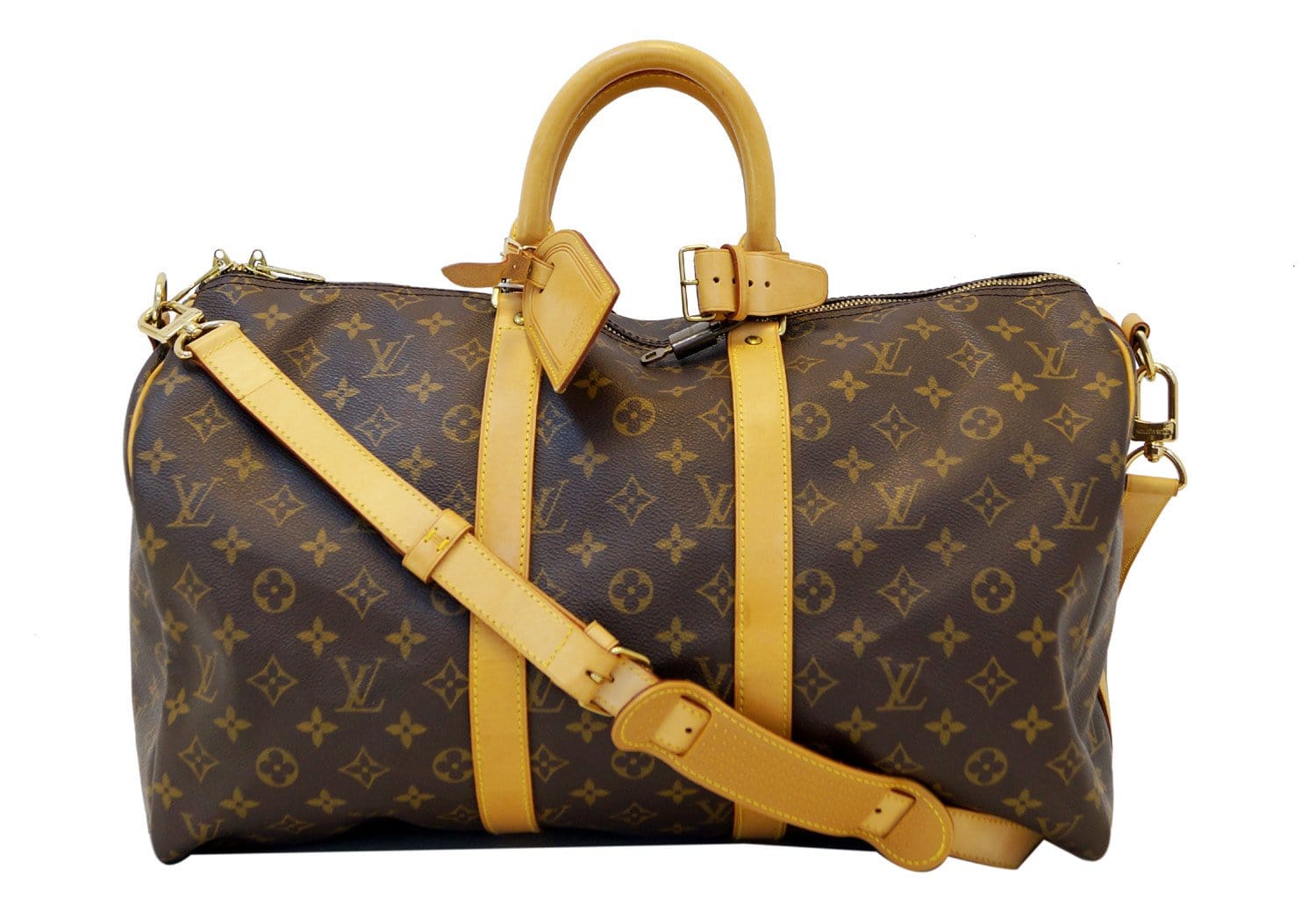 Louis Vuitton Brown Monogram Keepall 45 Boston bag Louis Vuitton