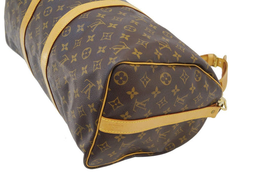 Louis Vuitton Monogram Keepall Bandouliere 45 Boston Duffle Bag with Strap  862507