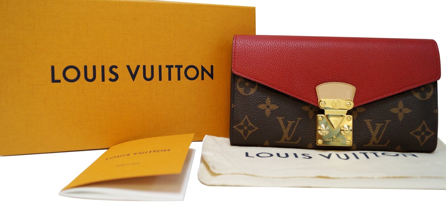 Louis Vuitton Monogram Pallas Compact Wallet with Cherry Red - A World Of  Goods For You, LLC