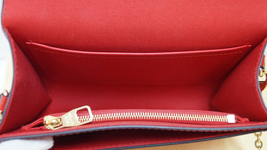 Patent leather satchel Louis Vuitton x Supreme Red in Patent