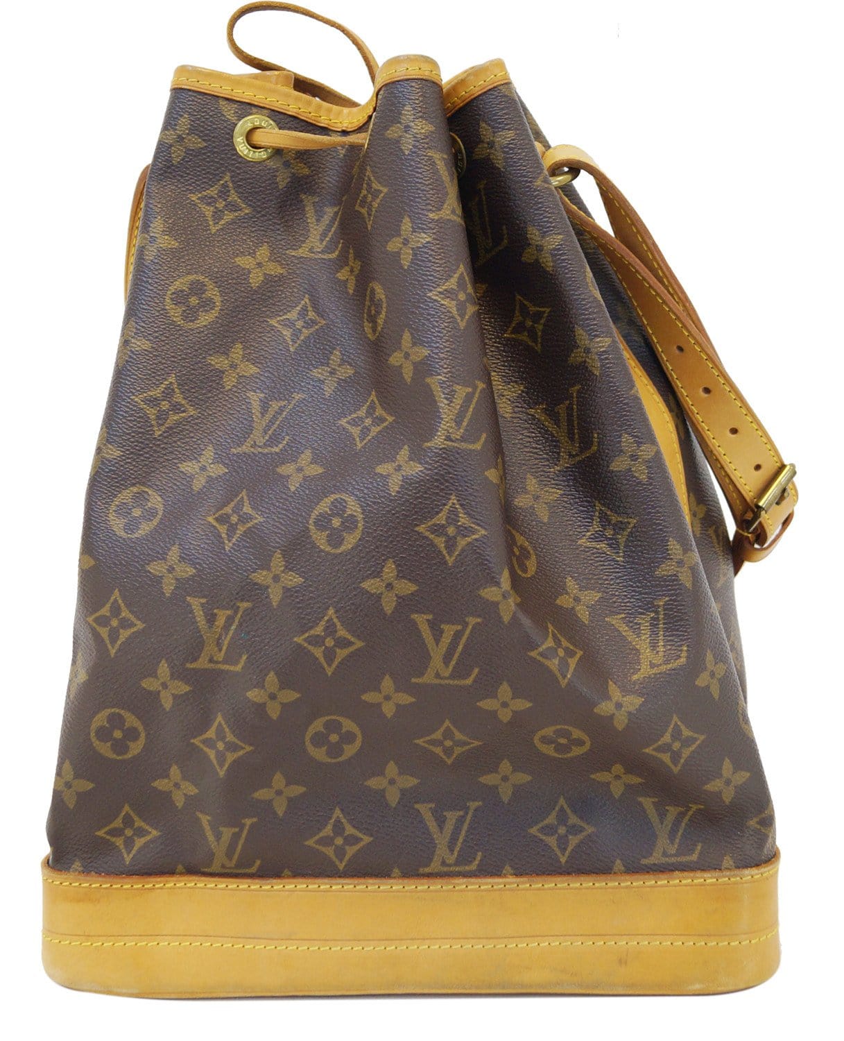 LOUIS VUITTON Monogram Noe Large Brown Shoulder Bag