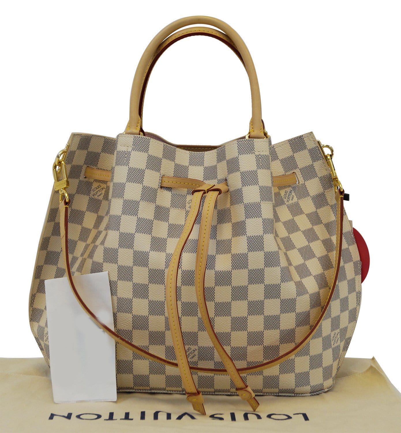Louis Vuitton Damier Azur Coated Canvas Girolata Gold Hardware, 2016  Available For Immediate Sale At Sotheby's