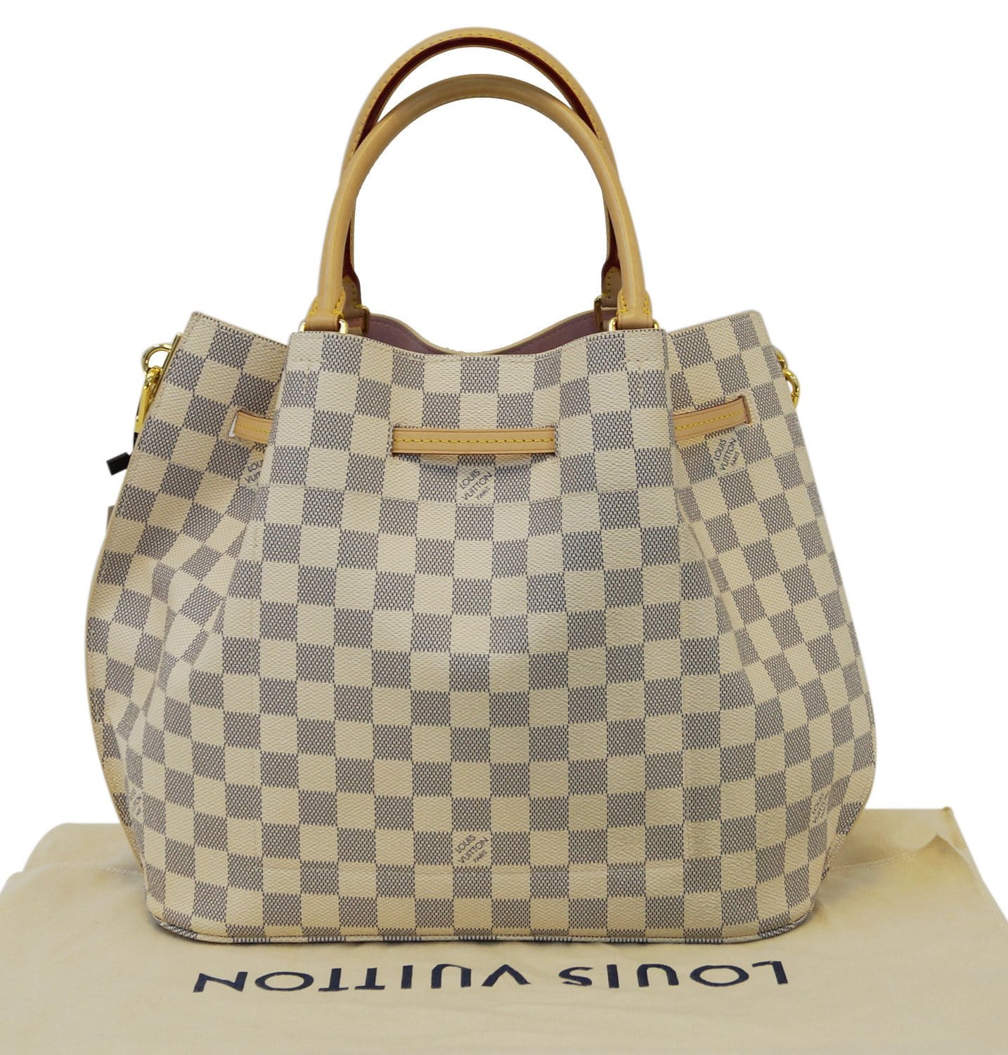 LOUIS VUITTON Damier Azur Girolata Mint Shoulder Bag