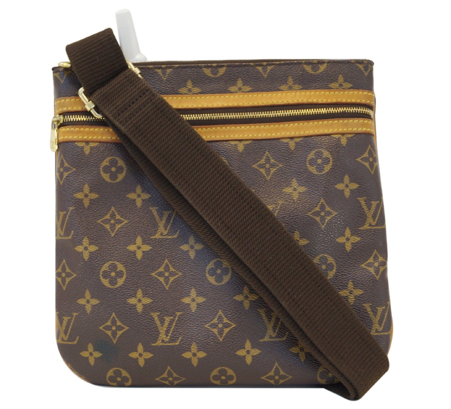 Authentic Louis Vuitton Monogram Pochette Bosphore Crossbody TT1112