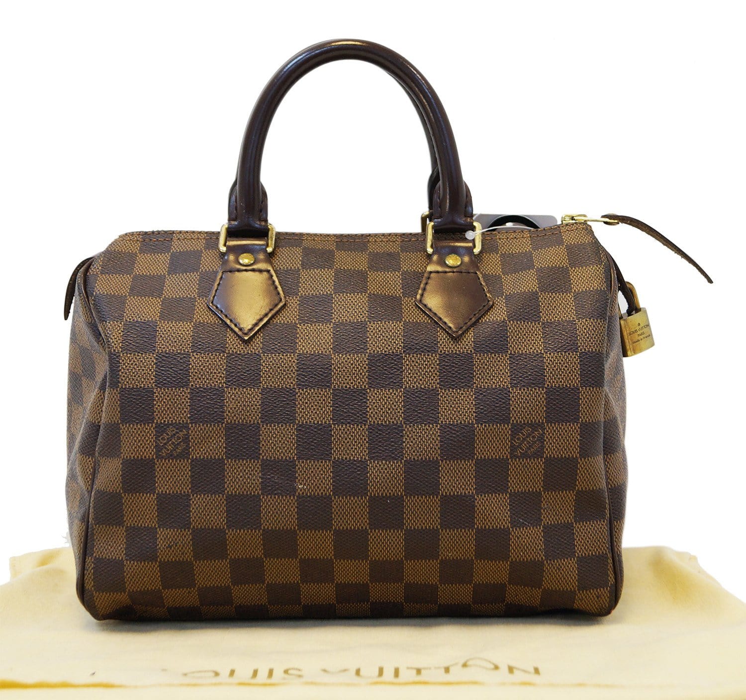 Used louis vuitton DAMIER EBENE SPEEDY 25 BANDOULIERE HANDBAGS HANDBAGS /  SMALL - LEATHER