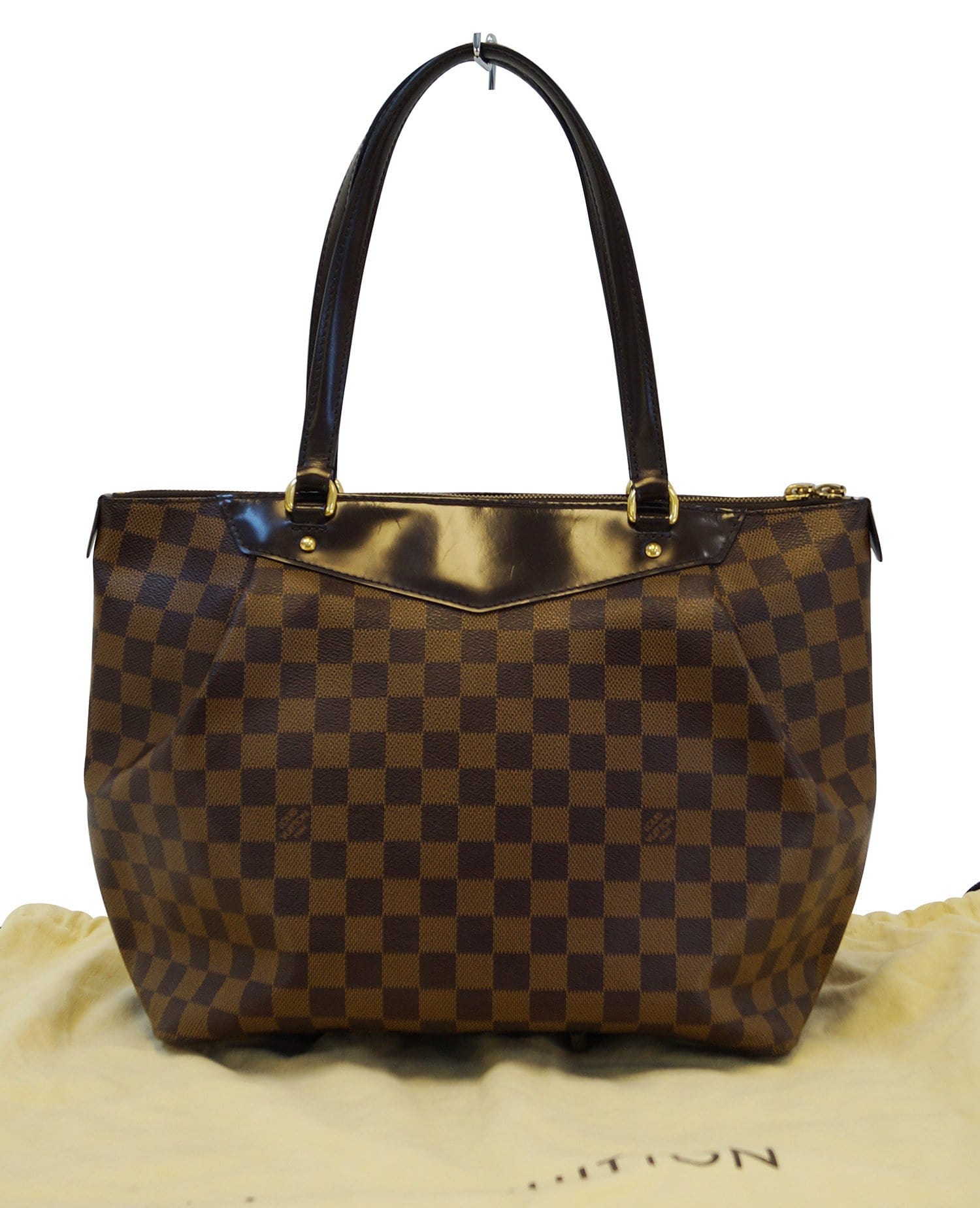 LOUIS VUITTON Damier Ebene Westminster GM Shoulder Handbag - 30% Off