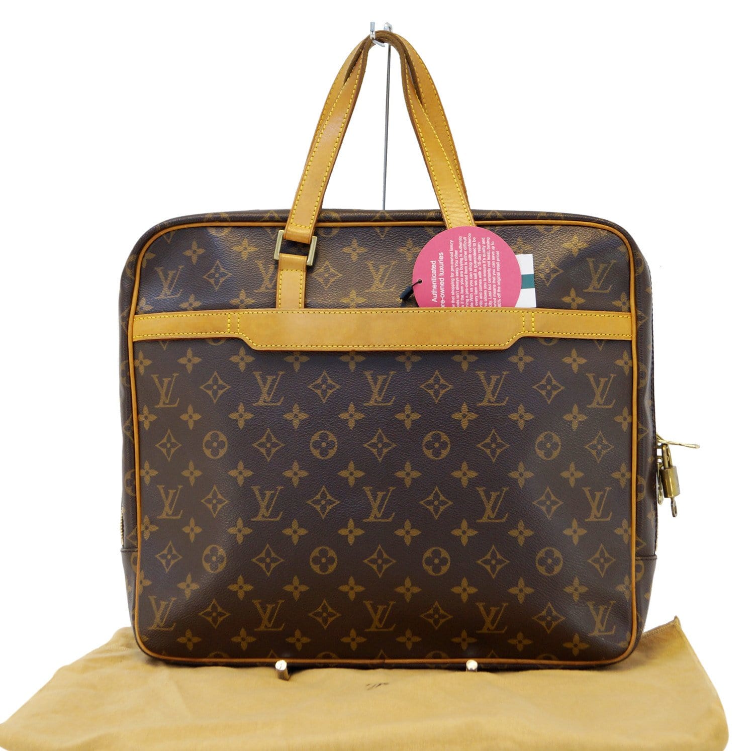 Louis Vuitton Monogram Porte Documents Sénateur Pouch on SALE