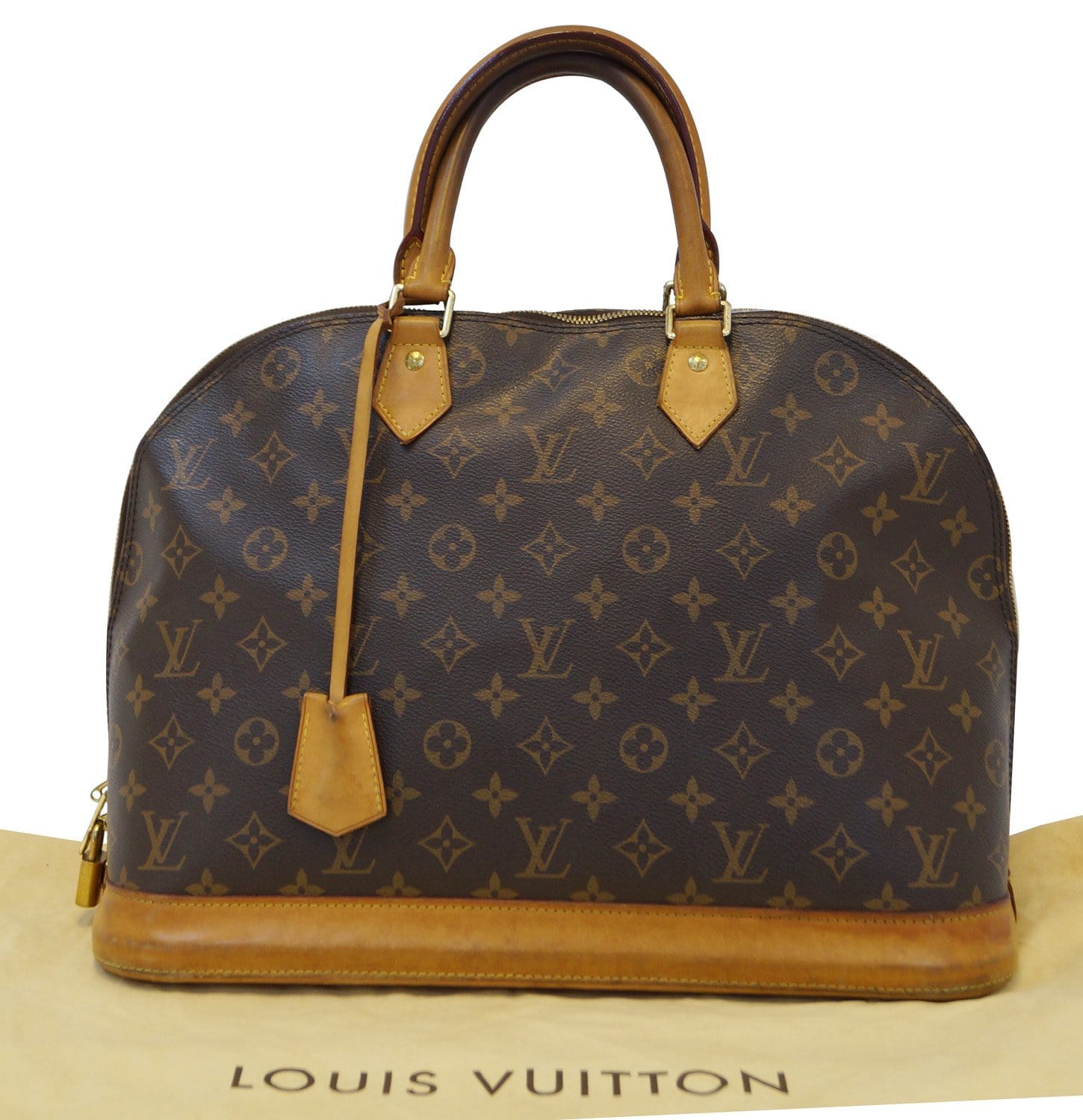 LOUIS VUITTON MONOGRAM ALMA Handbag Satchel Purse #335 Rise-on