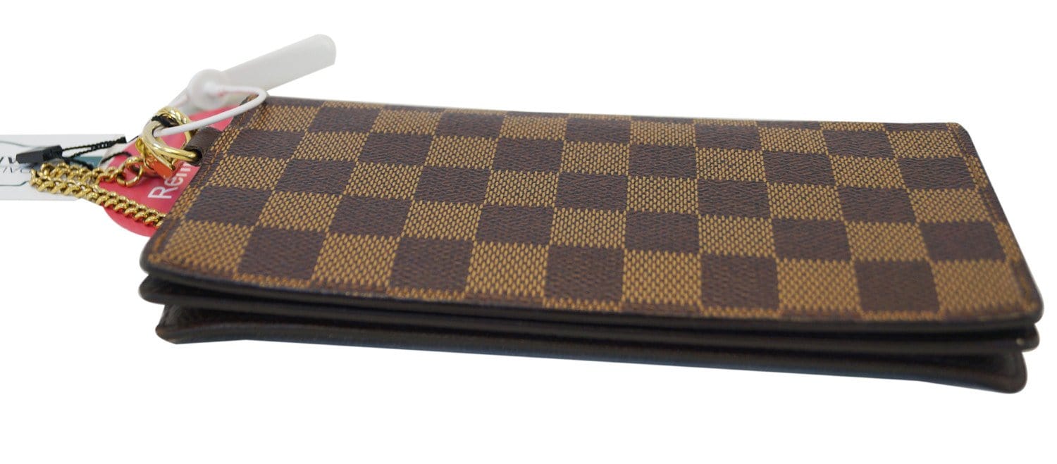 LOUIS VUITTON Damier Ebene Accordion Bifold Long Wallet - 20% Off