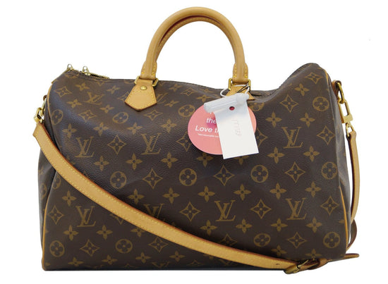 Louis Vuitton Monogram Speedy Bandouliere 35 - Brown Handle Bags, Handbags  - LOU815701