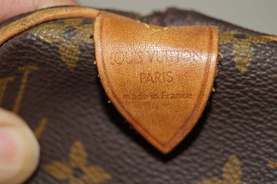 LOUIS VUITTON EPI SPEEDY 30 BROWN Handbag Purse #84 Rise-on