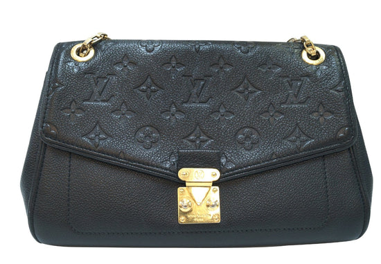 Louis Vuitton Black Monogram Empreinte Leather St Germain BB Bag