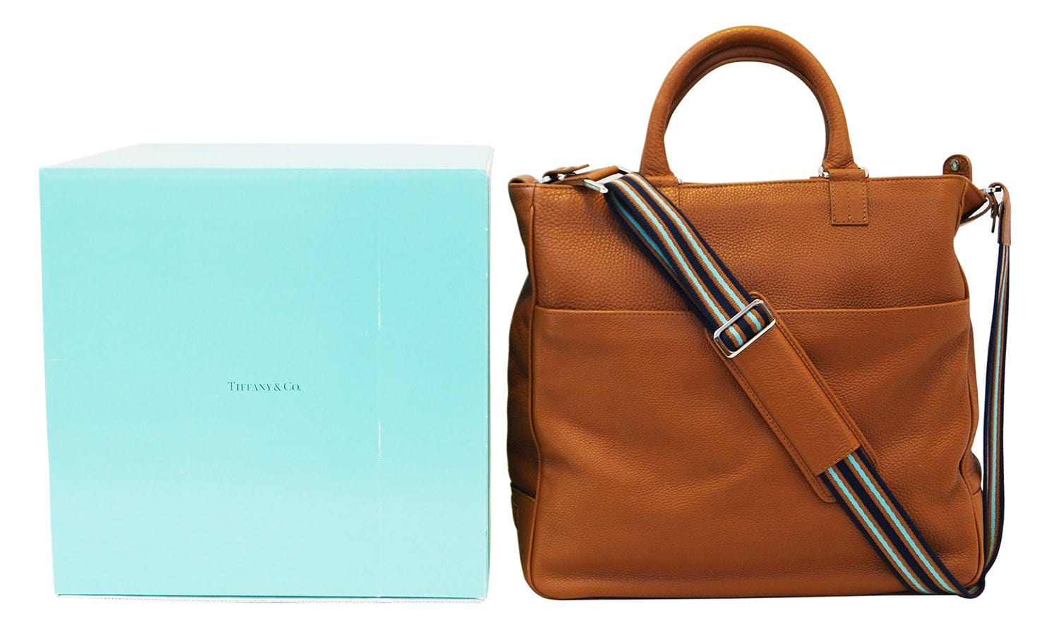 TIFFANY & CO Blake Convertible Tote Leather Bag